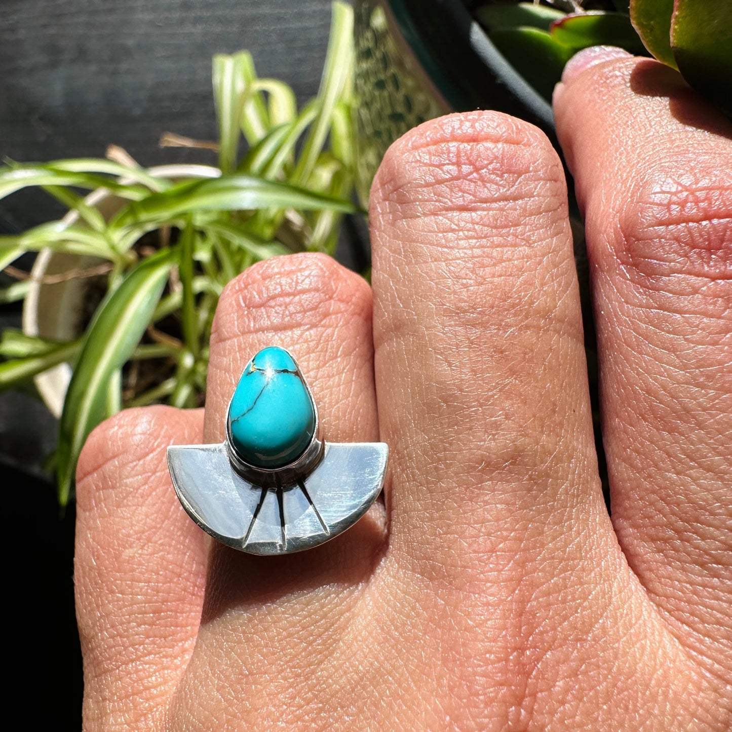 Southwest Accent Ring - Size 6.25